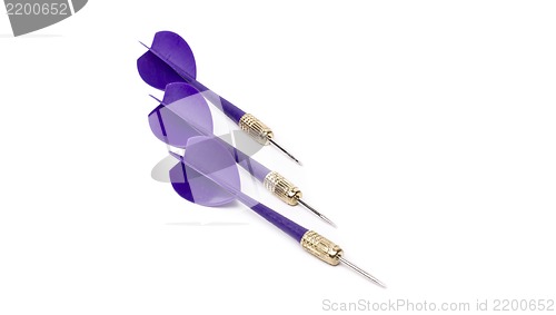 Image of dart arrow on white background