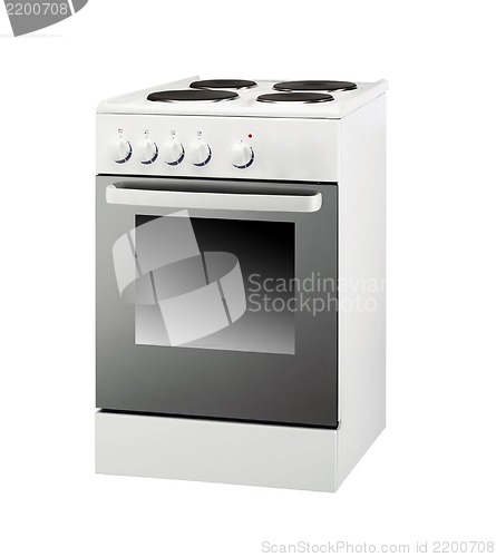 Image of Electric cooker isolated on white