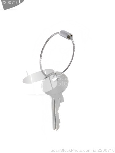 Image of key on a white background