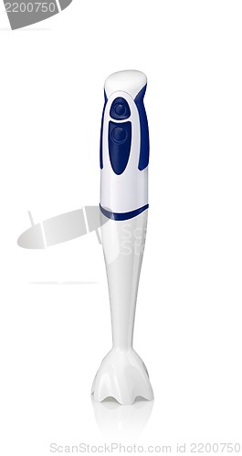 Image of small electric blender on white