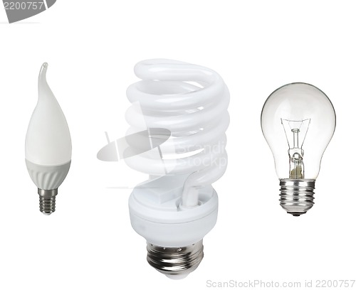 Image of Classic and saving light bulb