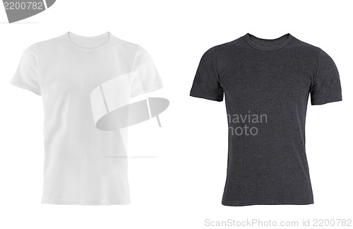 Image of two T-shirt isolated