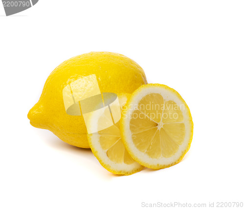 Image of Lemons isolated on white background