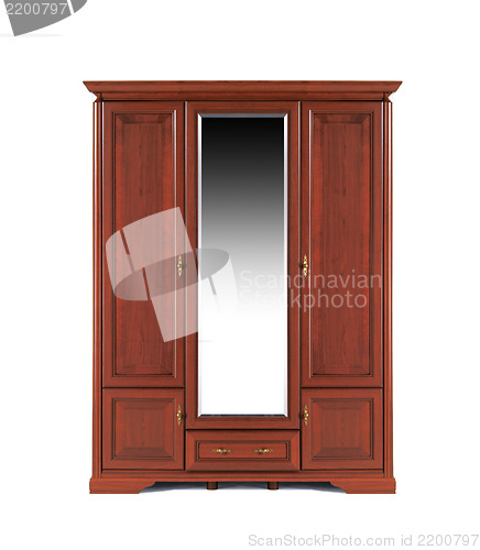 Image of wooden dresser