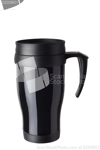 Image of Heat protection-thermos coffee cup isolated on white