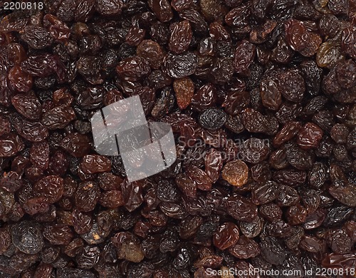 Image of black raisins