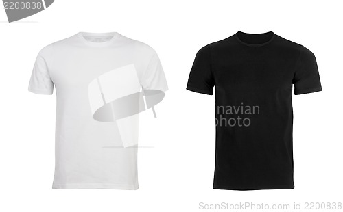 Image of Black and white man T-shirt