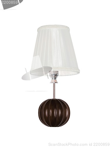 Image of Vintage table lamp isolated