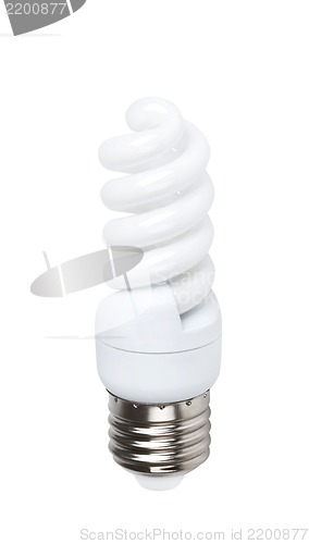 Image of white energy saving bulb
