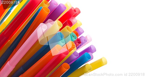 Image of Multi Color flexible straws