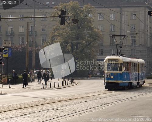 Image of wroclaw poland tram