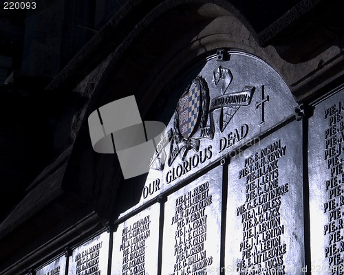 Image of war memorial