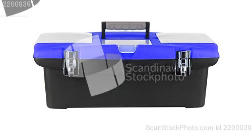 Image of box for tools isolated on white
