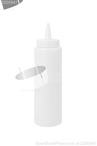 Image of blank bottle on a white background