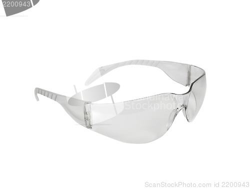 Image of safety glasses isolated