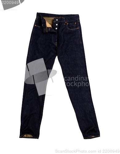 Image of Jeans Isolated on White