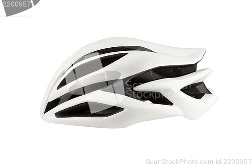 Image of Bicycle helmet isolated on a white