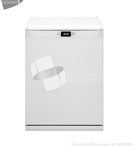 Image of modern dishwasher