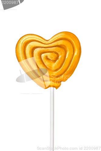 Image of Sweet heart, isolated on white background.