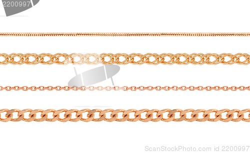 Image of Gold chains