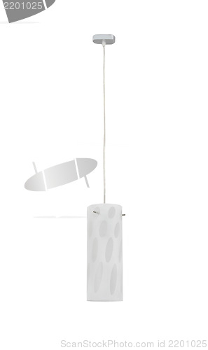 Image of indoor chandelier isolated