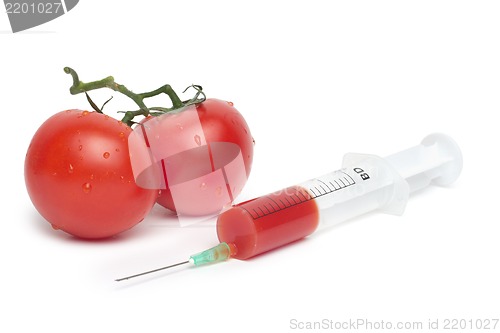 Image of Tomato injection - concept