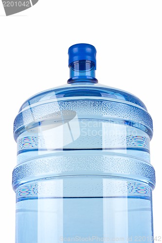 Image of big bottle of water for delivery, isolated on white
