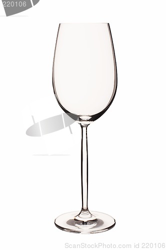 Image of Empty wine glass