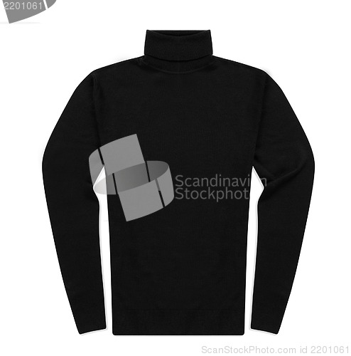 Image of Black long-sleeved T-shirt