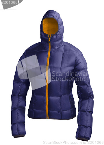 Image of blue winter jacket