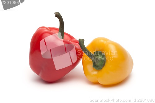 Image of sweet pepper isolated on white background