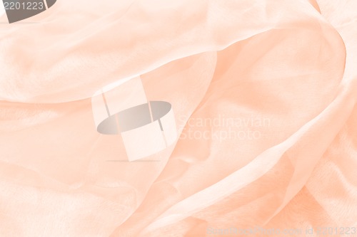Image of Smooth elegant coral silk