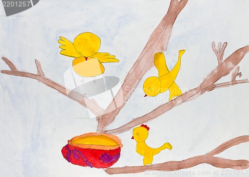 Image of Preschool child's painting