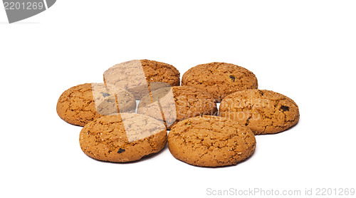 Image of close-up image of chocolate chips cookies