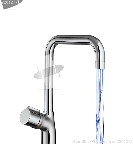 Image of water tap isolated