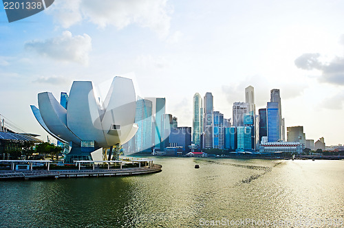Image of Singapore at sunset