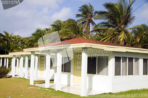 Image of bungalow cabanas rental  Sally Peach beach Big Corn Island Nicar