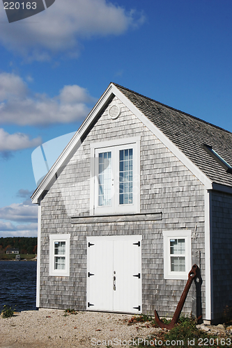 Image of Building by a lake