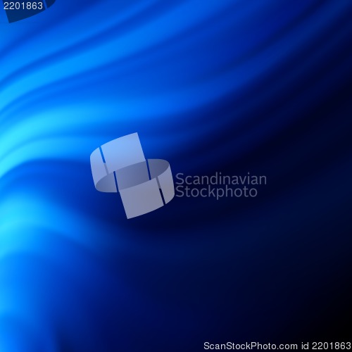 Image of Blue smooth twist light lines background. EPS 8