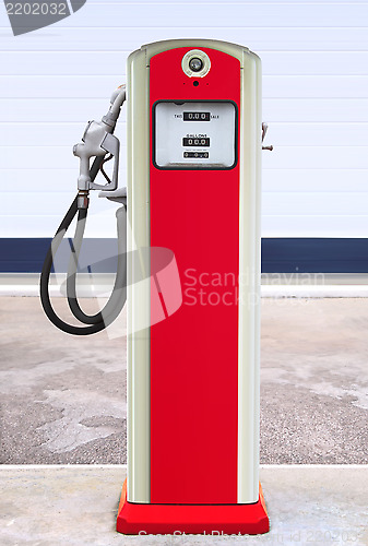 Image of retro filling station