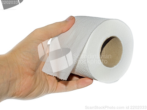 Image of roll of tissue