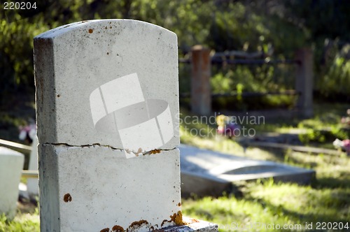 Image of Blank headstone