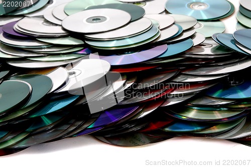 Image of cd and dvd background