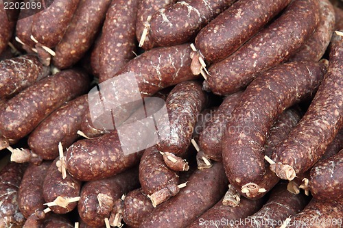 Image of black pudding (czech traditional food)