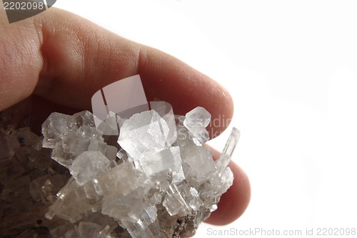 Image of salt mineral background