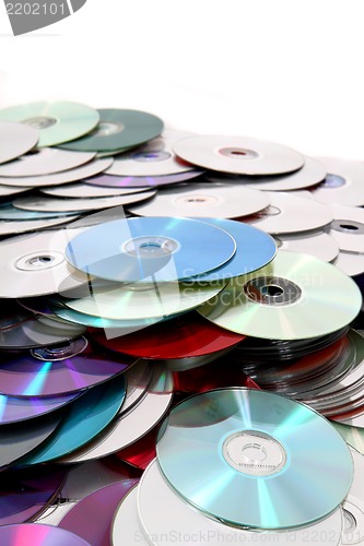 Image of cd and dvd background