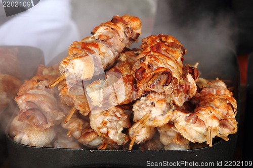 Image of grilled chicken meat 