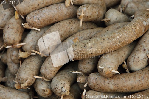 Image of white pudding (czech traditional food)