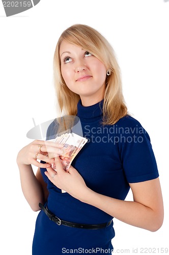 Image of Beautiful business lady