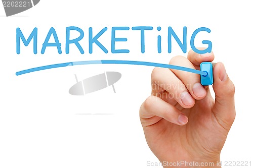 Image of Marketing Blue Marker